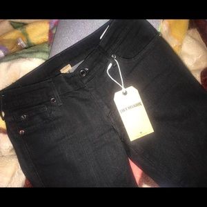 Black true religion jeans